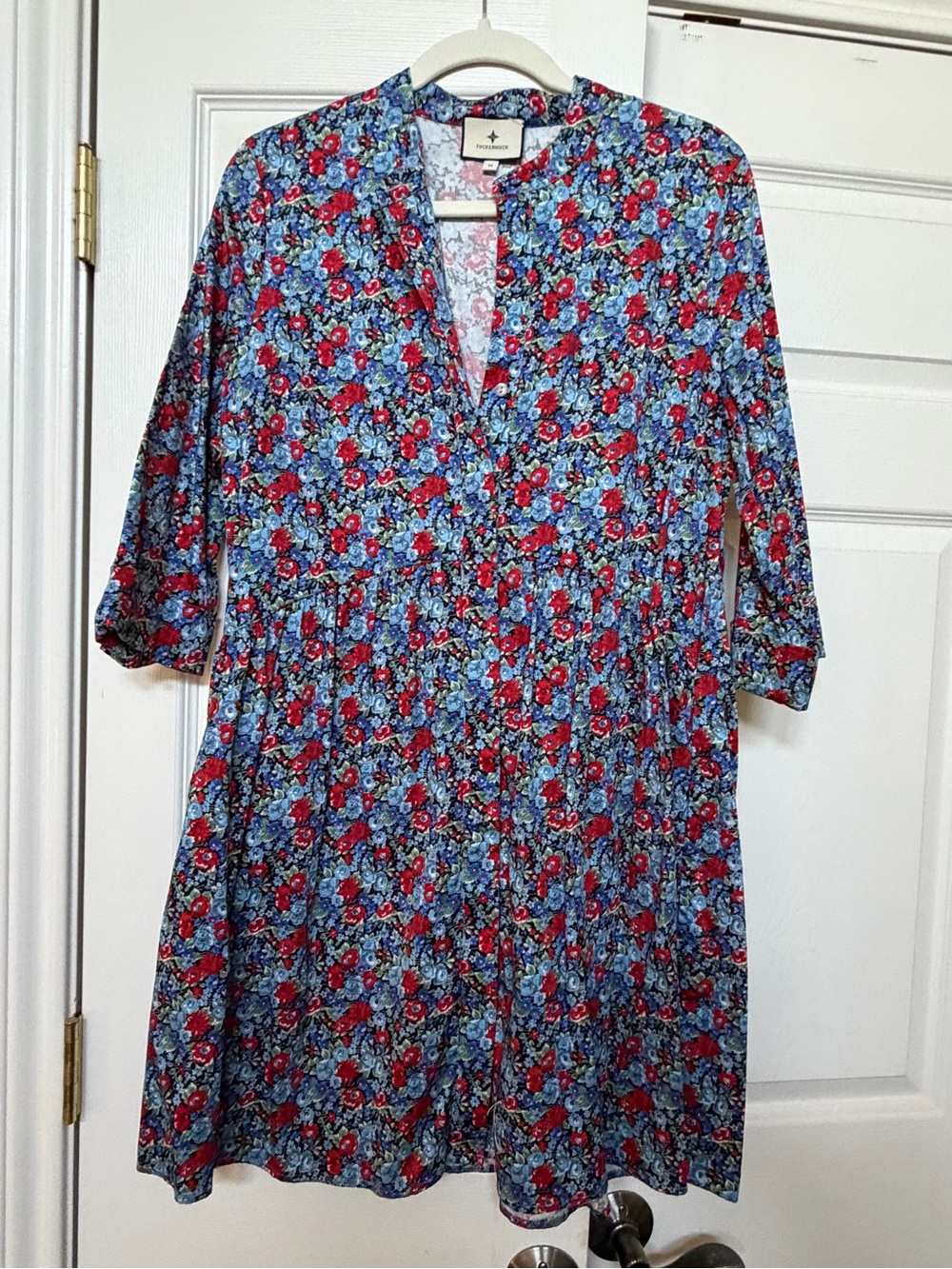 Tuckernuck Royal shirt dress